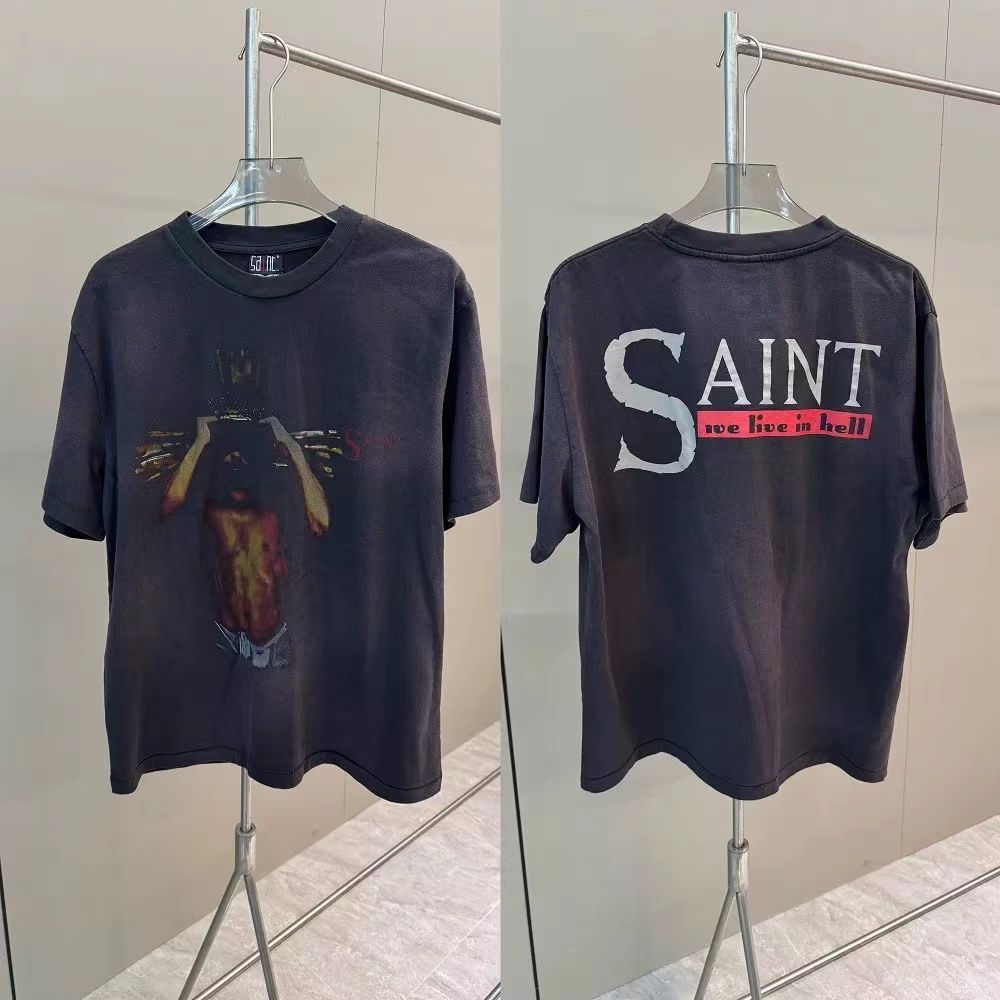 SAINT MICHAEL SS TEE/WE LIVE HELL Vintag セントマイケル Tシャツ 27 - メルカリ