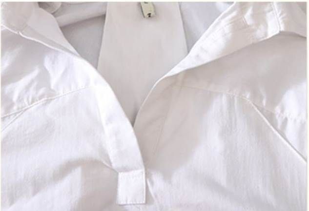 オーバーサイズ スキッパー シャツ トップス ブラウス シャツ