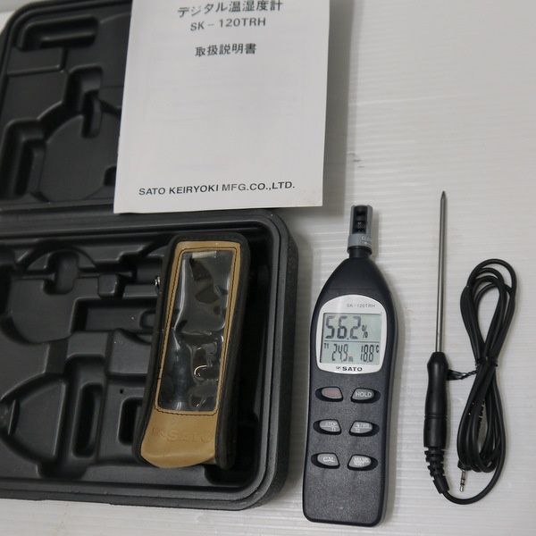 SK SATO 佐藤計量器製作所 デジタル音湿度計 SK-120TRH 空調管理 ≡DT6530