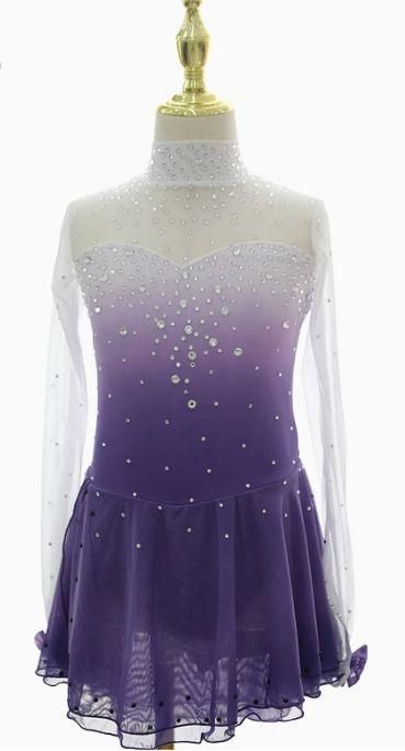 新品未使用 フィギュアスケート衣装　ハイネック ストーン オーダーメイド 新品未使用 フィギュアスケート衣装 ハイネック ストーン