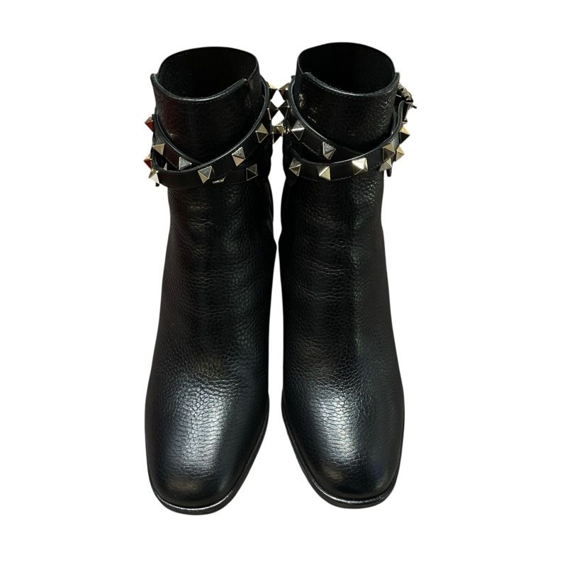 ヴァレンティノ VALENTINO ロックスタッズ ブラック レザー