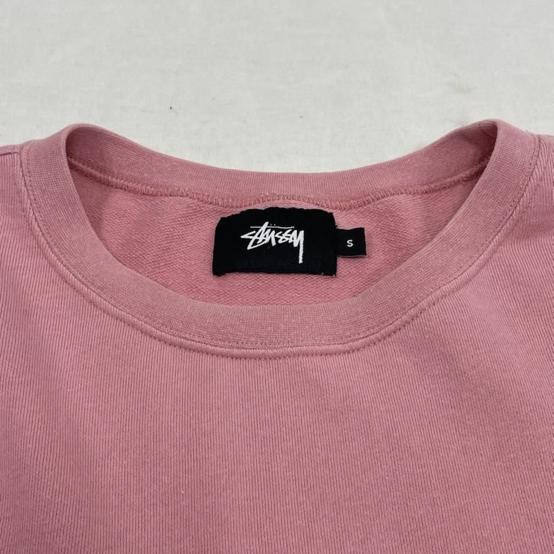 STUSSY ステューシー トレーナー 長袖 クルーネック バック ロゴ
