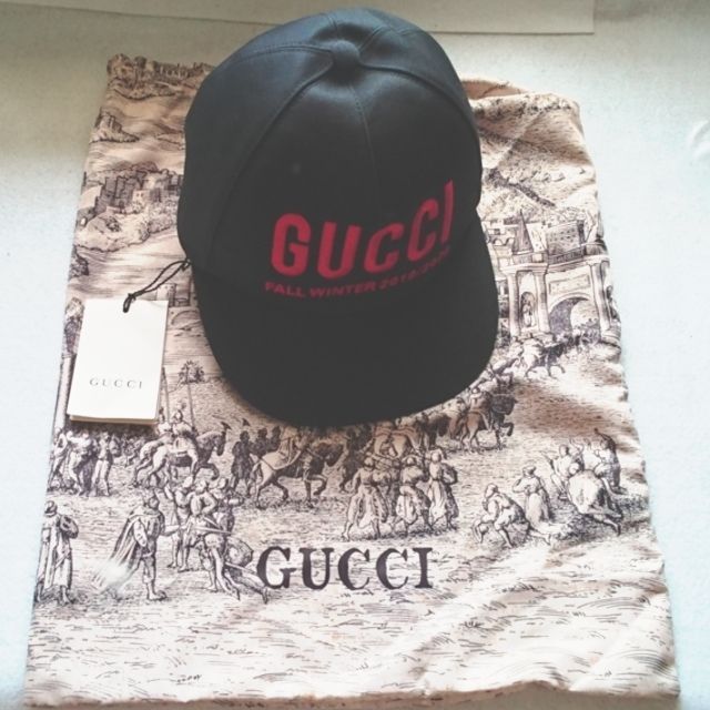 ○新品/正規品○ GUCCI エンブロイダリー ベースボール キャップ