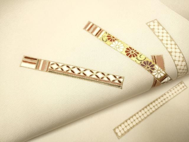 つけ帯 短冊花文