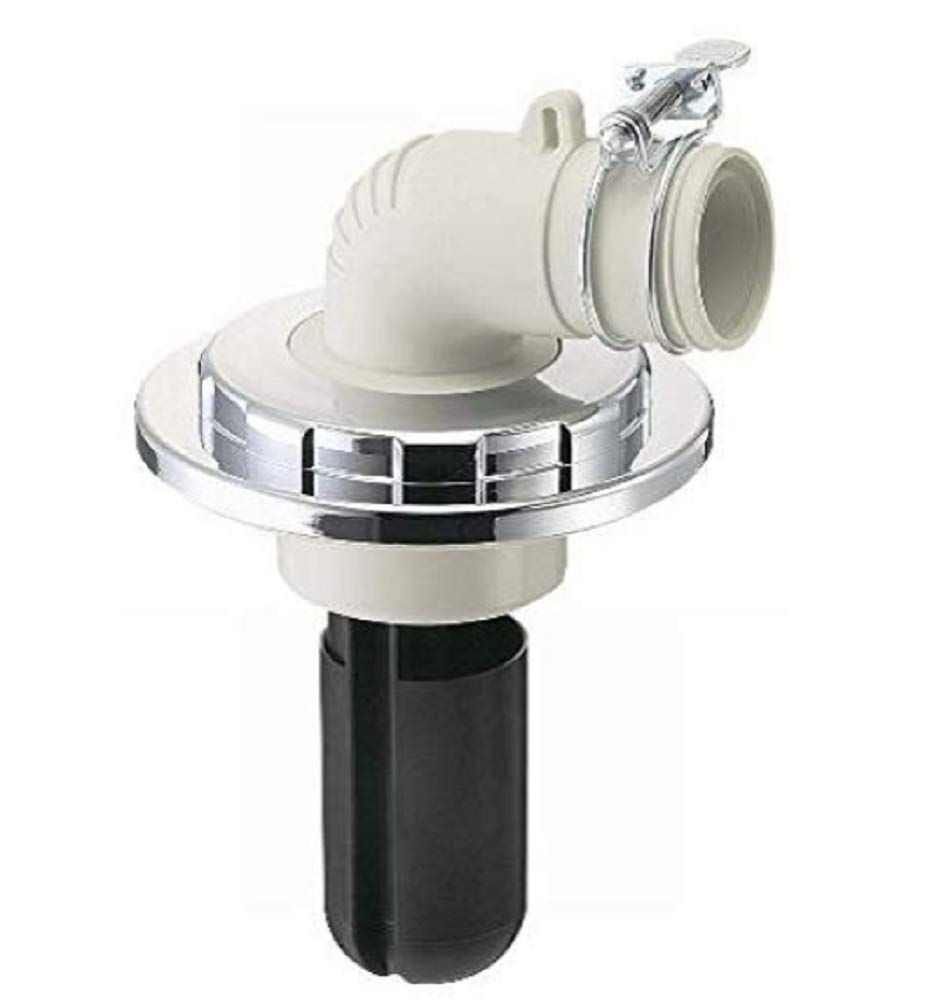 SANEI 洗濯機排水トラップ 防臭 メッキ付き VP・VUパイプ兼用 推奨開口寸法62ｍｍ~70ｍｍ H5500M-50