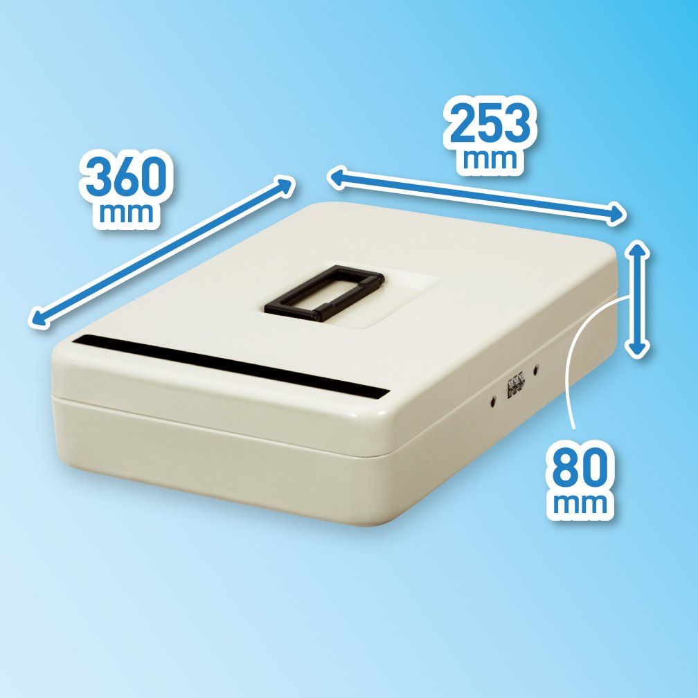 アスカ 金庫 安心保管ボックス スロットイン SB300 A4 スチール製 ワイヤー付き