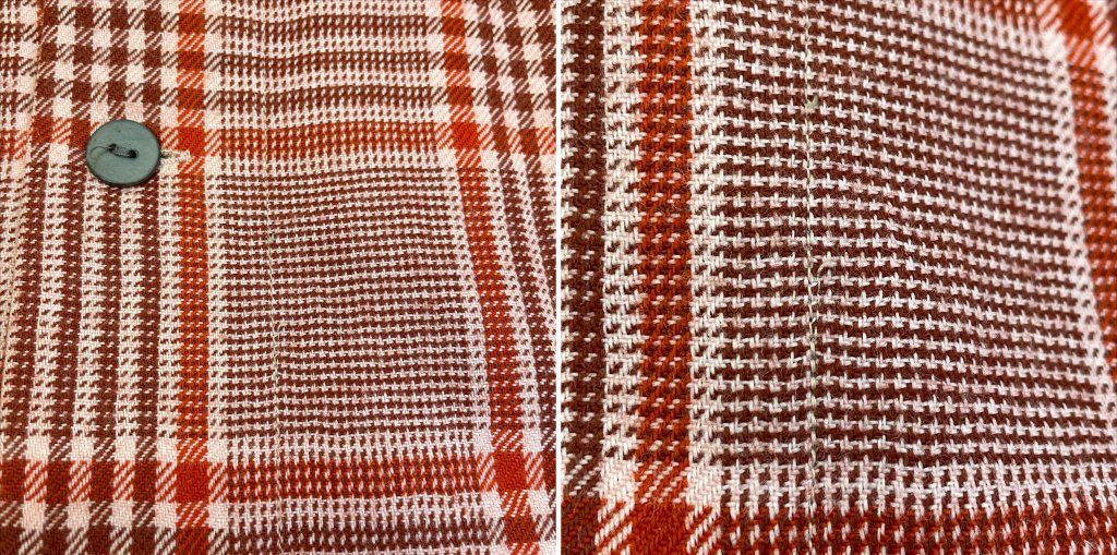 DRIES VAN NOTEN チェックシャツ サイズ44 オレンジ ブルー 楽天市場