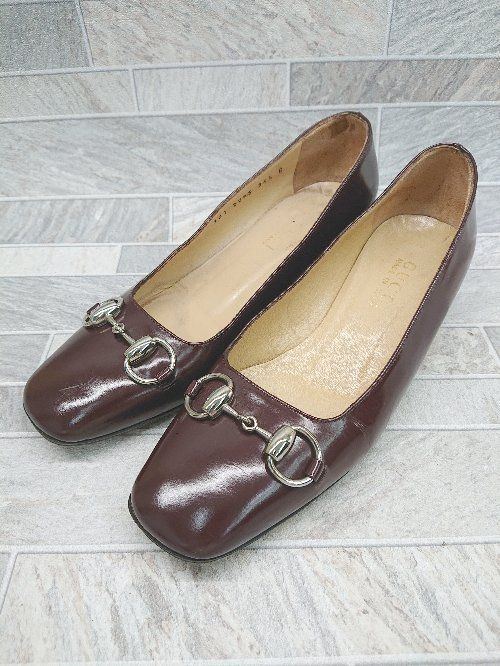◇ GUCCI グッチ 1012293 ホースビット パンプス サイズ36 1/2