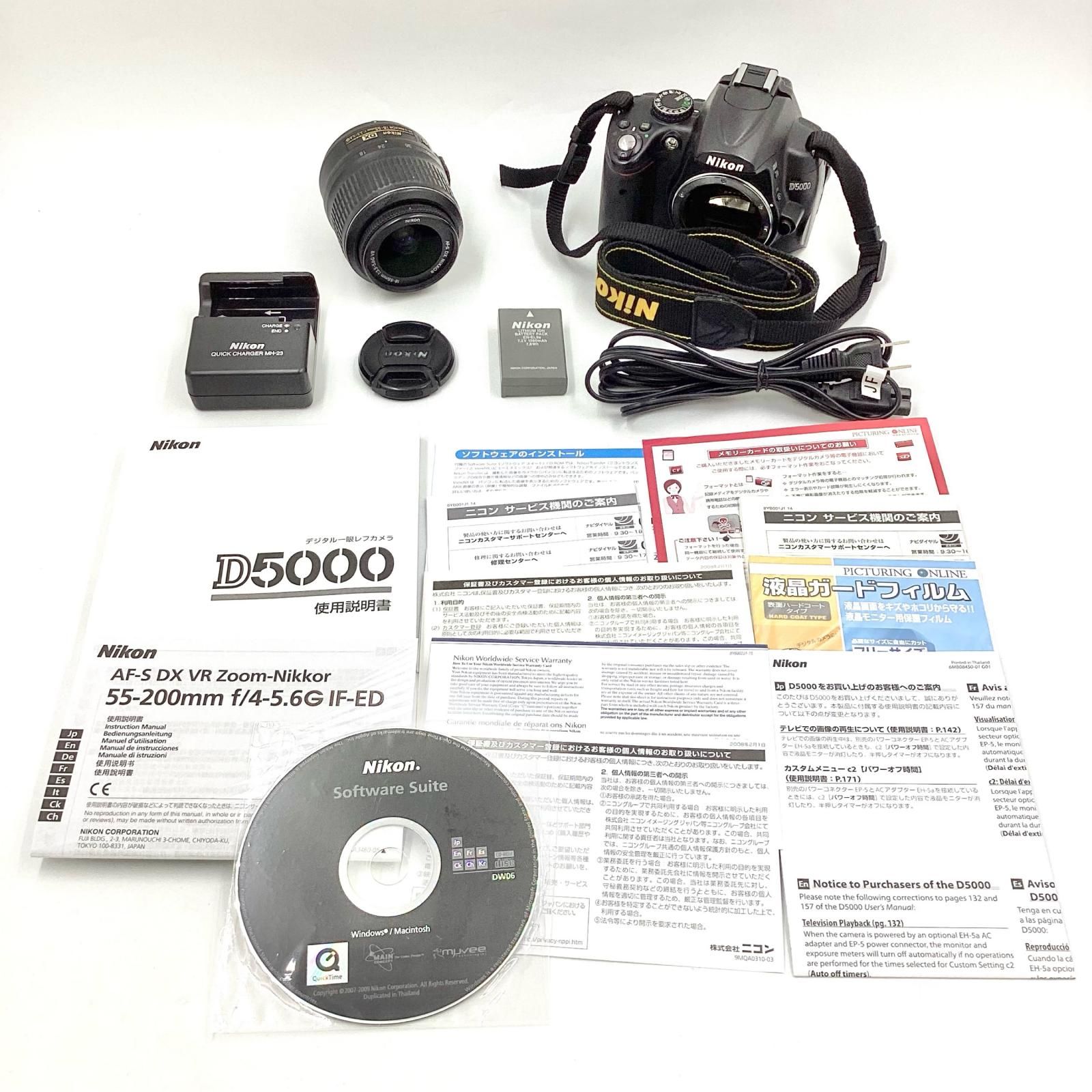 Nikon D5000 デジタル一眼レフカメラ 動作確認済 ニコン Nikon D5000