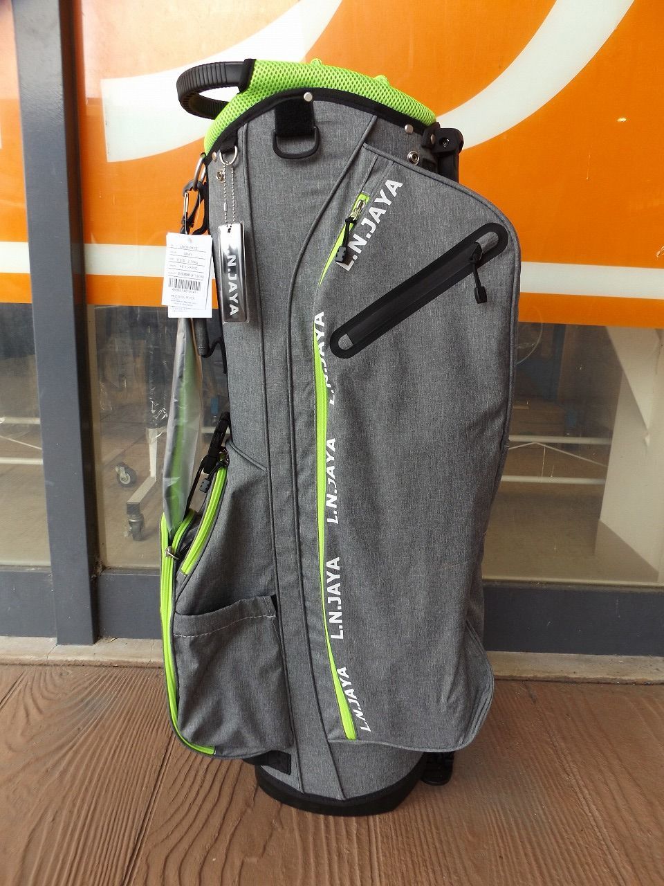 新品 L.N.JAYA スタンドバッグ 軽量 9型 2.7kg グレー キャディバッグ