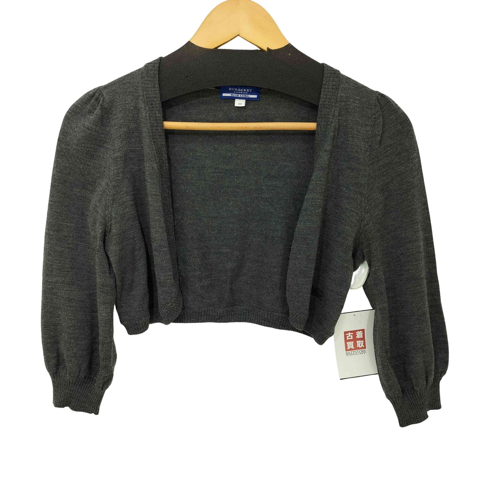 BURBERRY BLUE LABEL - Burberry バーバリー ブルーレーベル カーディガン バーバリーブルーレーベル BURBERRY BLUE LABEL 七分丈 短丈