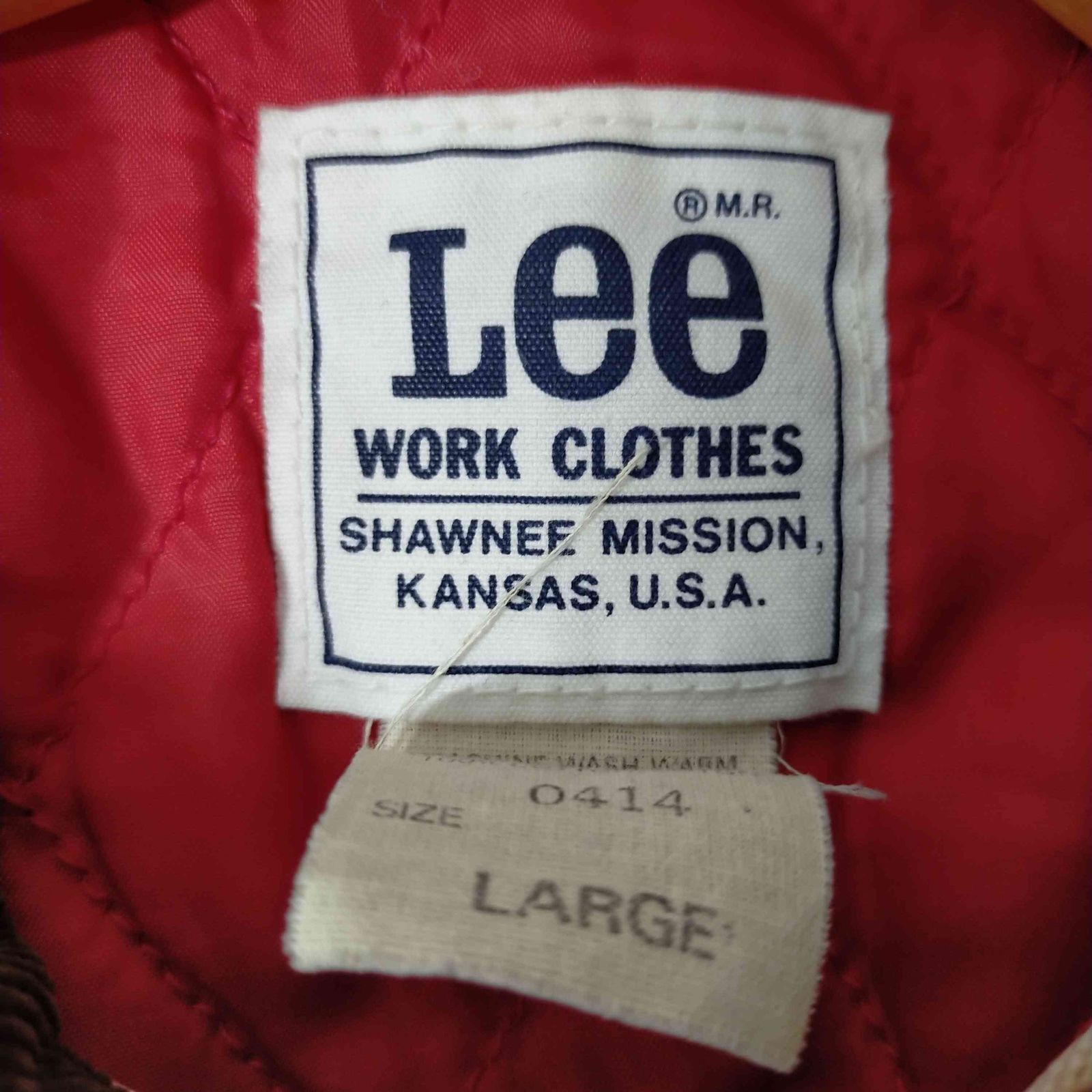 リー Lee ダックカバーオール 裏地キルティング メンズ JPN：L