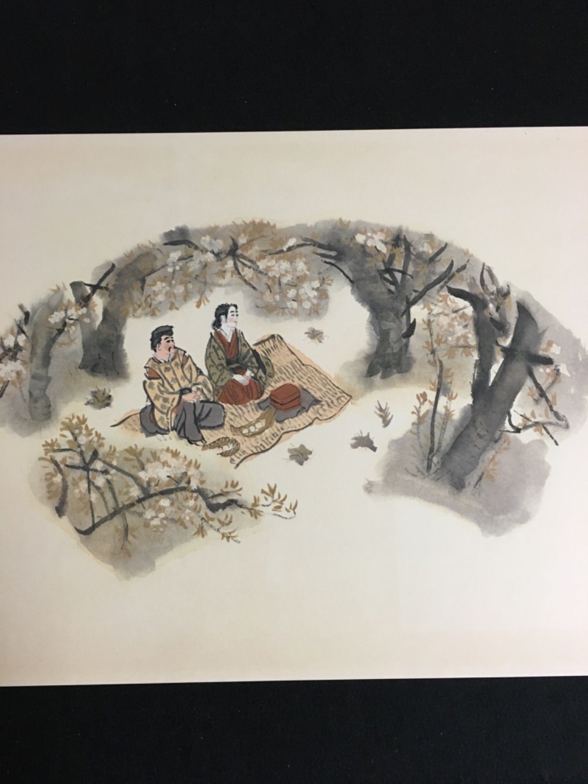 杉本健吉　新平家物語画集 色紙 吉川英治 複製 新平家物語 完結記念 杉本健吉画伯絵 / 川崎
