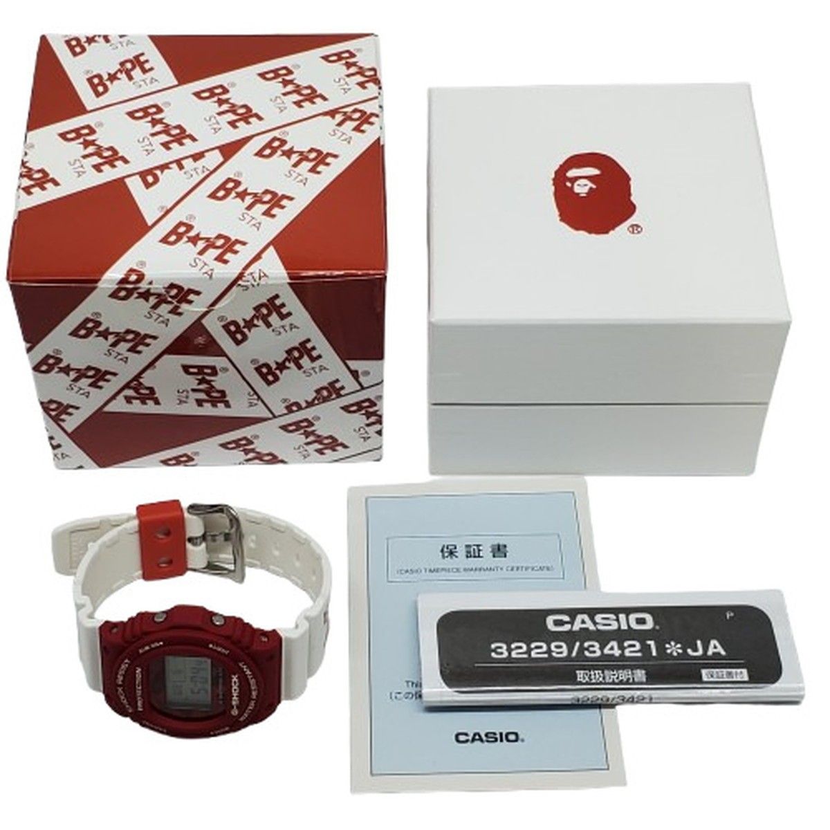 G-SHOCK ジーショック カシオ 腕時計 DW-5750E A BATHING APE コラボ 