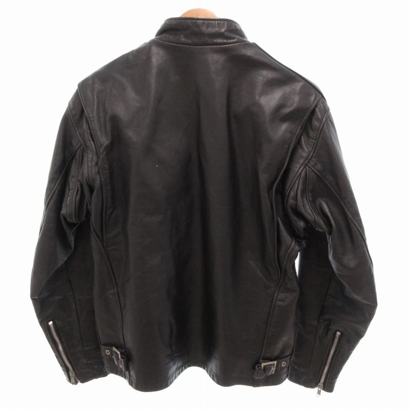 ショット SCHOTT シングル ライダース レザージャケット 裏地 ロゴ 総
