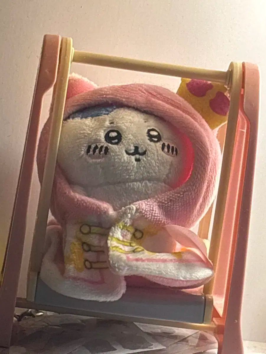 ちいかわ ミニー 人形 + ピンク 猫 服 セット