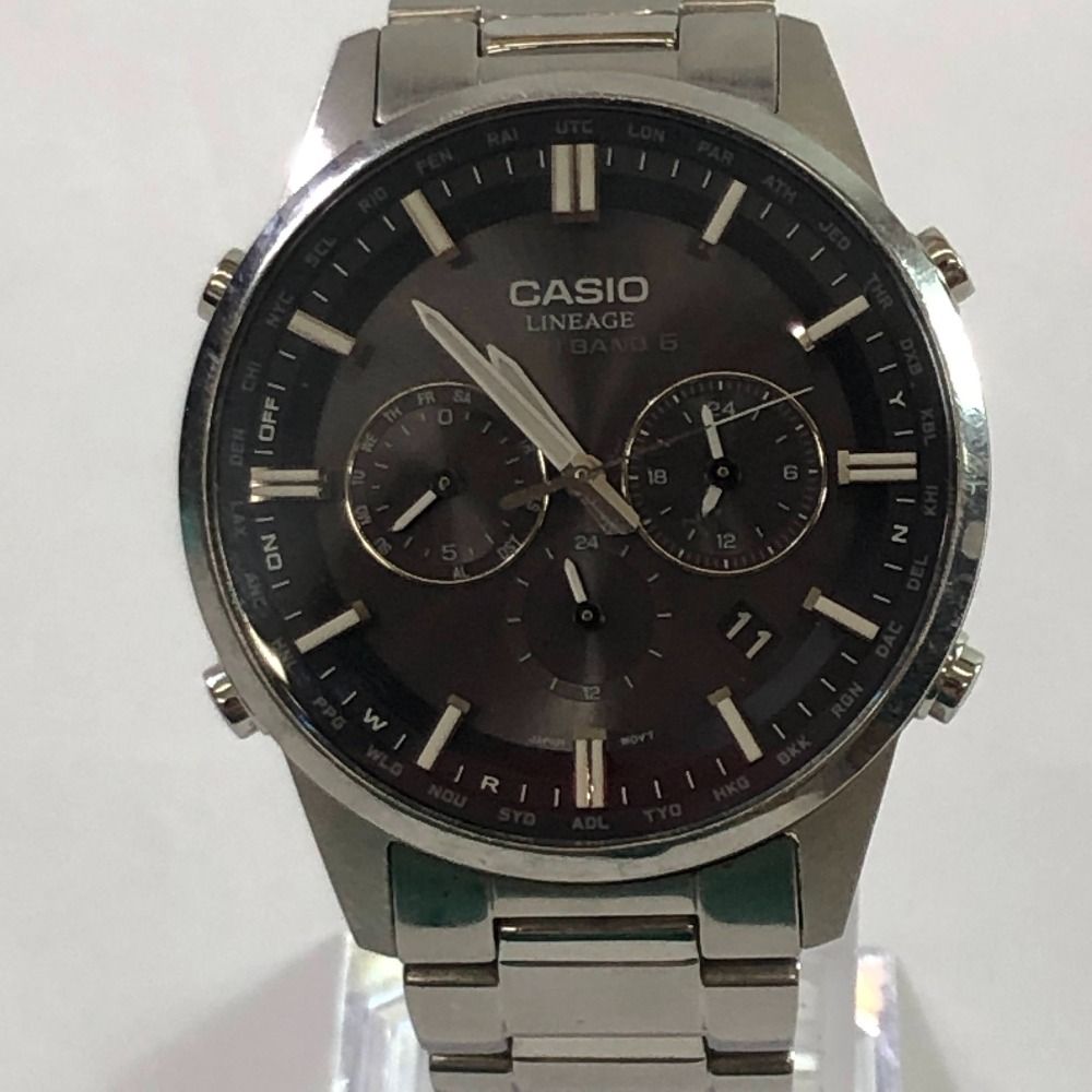 04w3796∞ CASIO LINEAGE カシオ リニエージ 腕時計 LIW-M700 ソーラー クロノグラフ マルチバンド6 八王子店