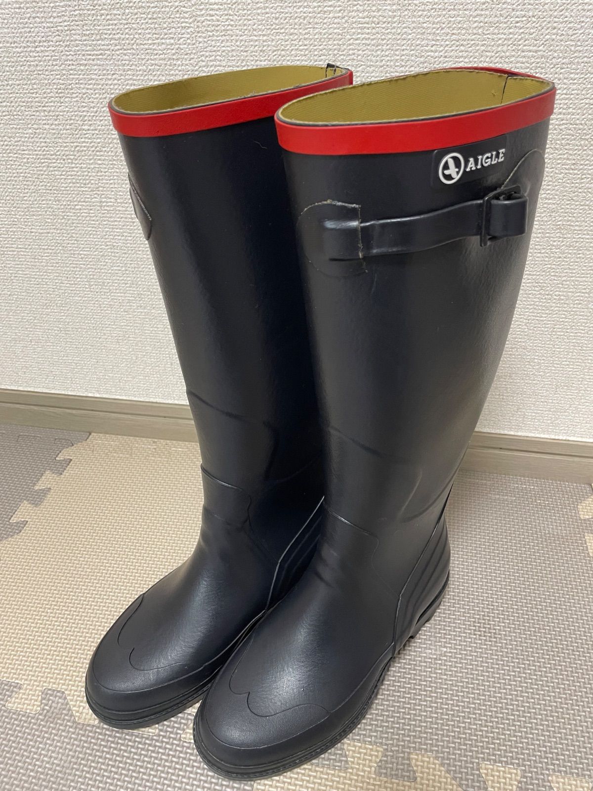 美品　AIGLE ラバーブーツ　37 （23.5） ソフトレイン2 ラバーブーツ （レインシューズ）｜AIGLE