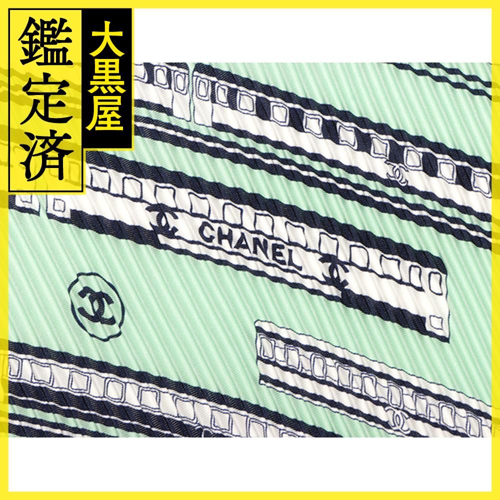CHANELプリーツスカーフ CHANEL 【美品】シャネル プリーツ スカーフ : サクララウンジ