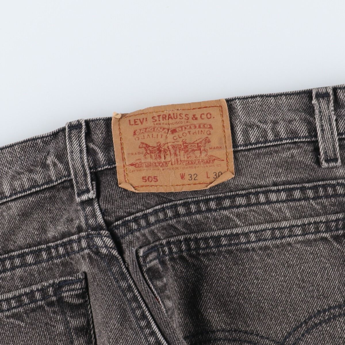 古着 90年代 リーバイス Levi's 505 ブラックジーンズ テーパード