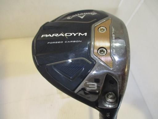 キャロウェイ PARADYM 3W フェアウェイウッド FW 純正特注シャフト フレックスS メンズ 男性用 右利き 右用 Bランク ゴルフクラブ