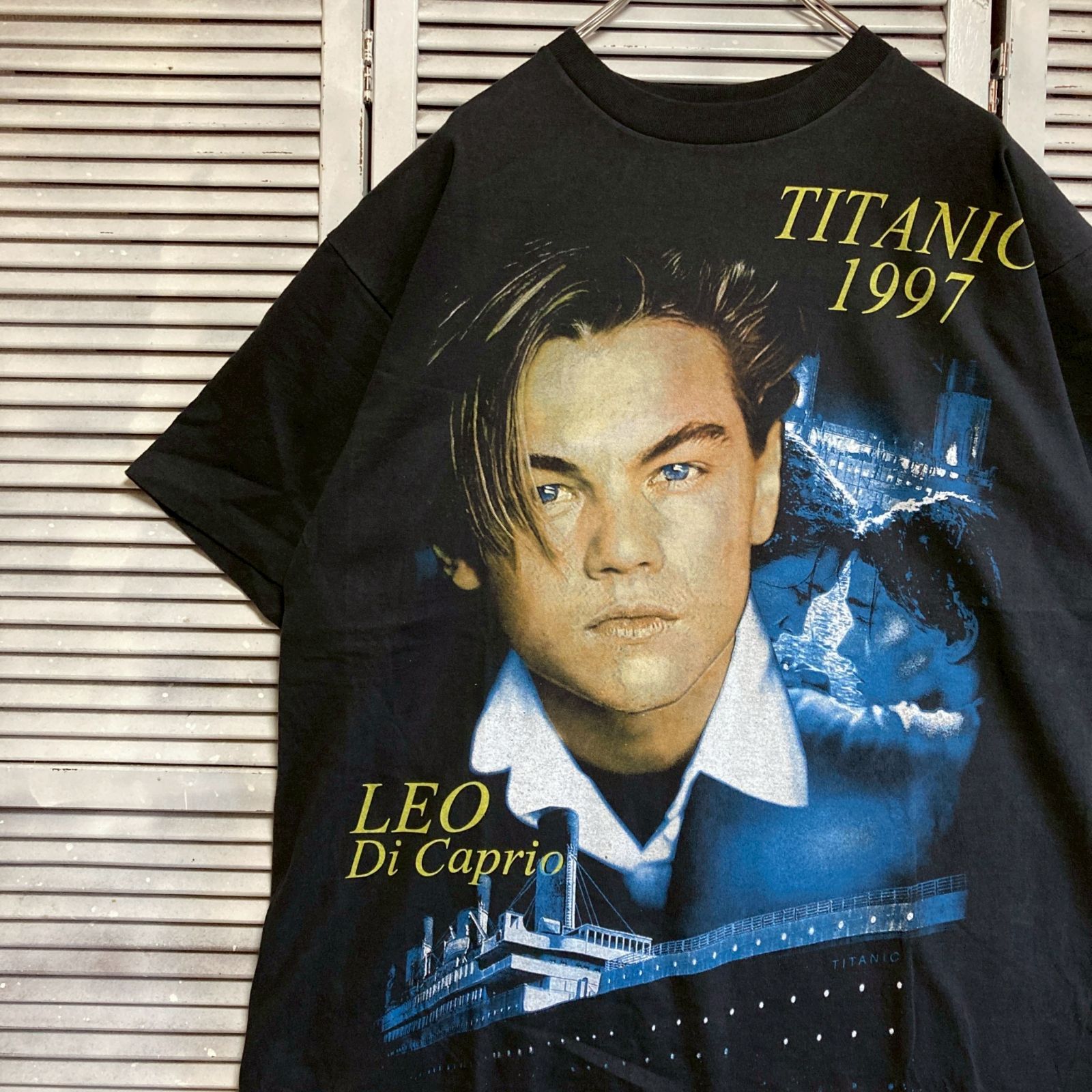 激レア レオナルドディカプリオ タイタニック 90年代ヴィンテージ Tシャツ 激レア レオナルドディカプリオ タイタニック 90年代ヴィンテージ T