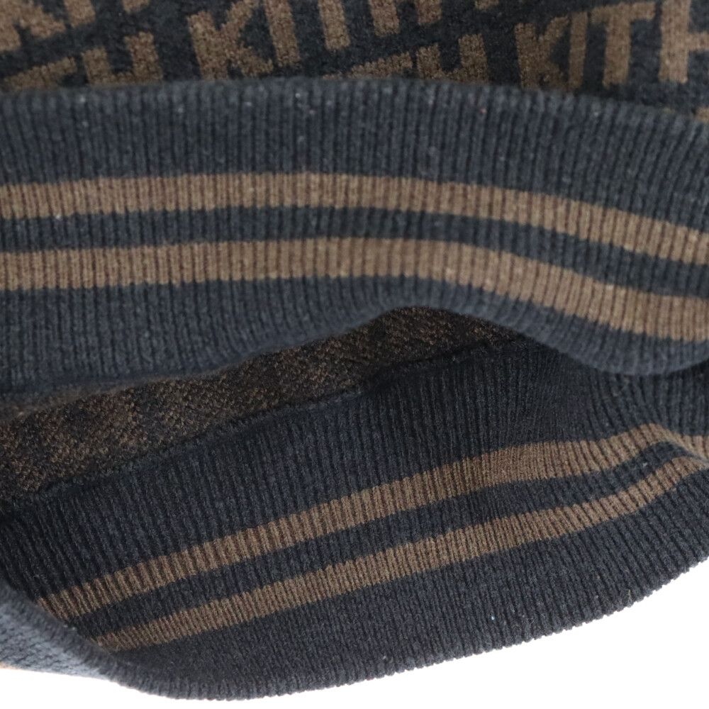 KITH (キス) モノグラム コットン ニットベスト ブラウン レディース KITH (キス) モノグラム コットン ニットベスト ブラウン レディース