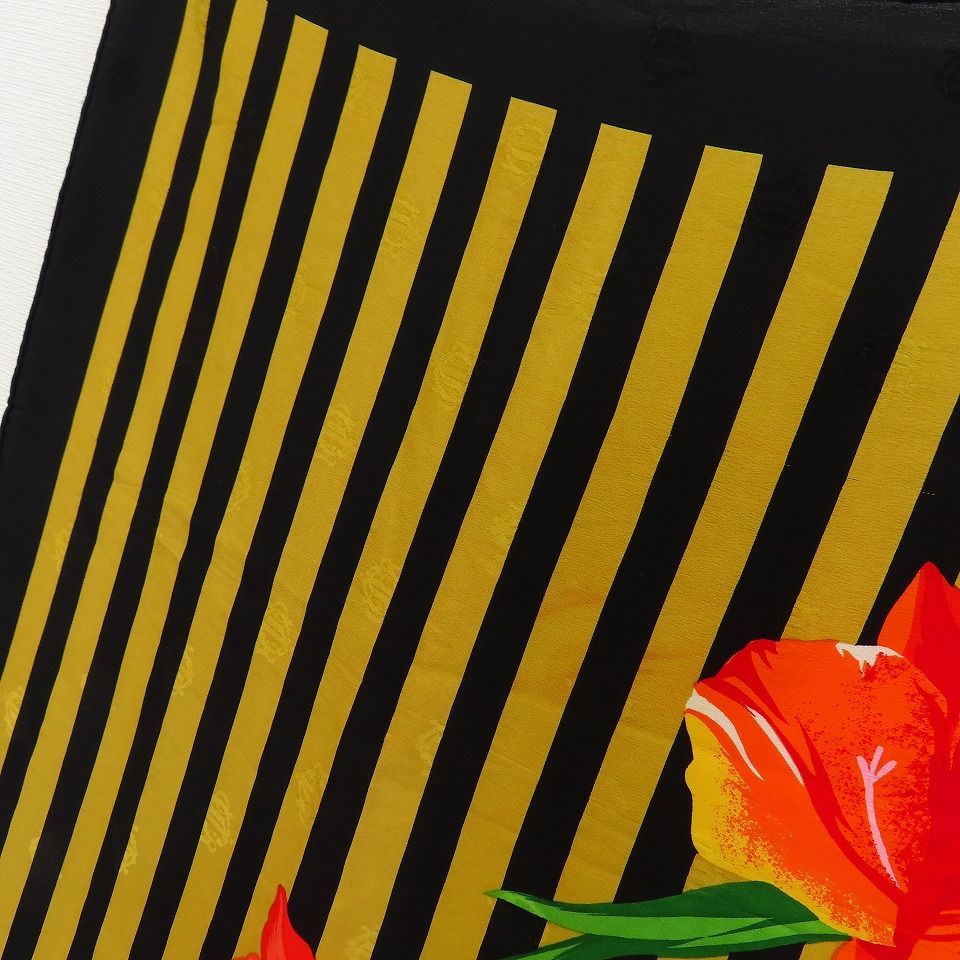 クリスチャンディオール　大判スカーフ クリスチャンディオール ChristianDior ヴィンテージ 花柄 大判