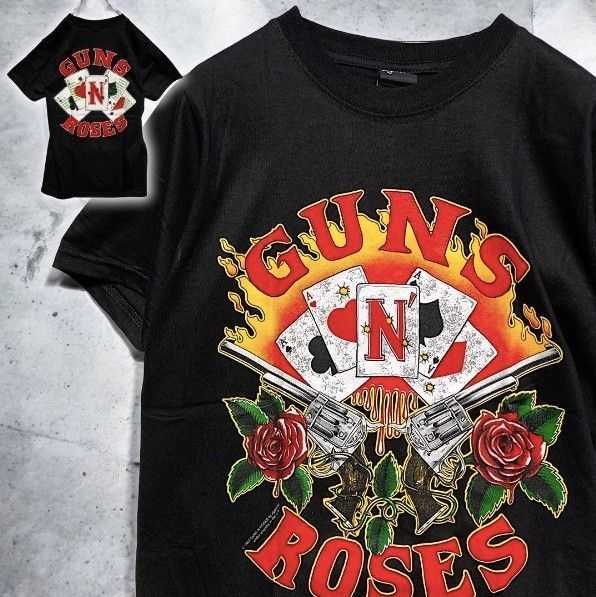 ガンズアンドローゼス GUNS N ROSES トランプ Tシャツ tee