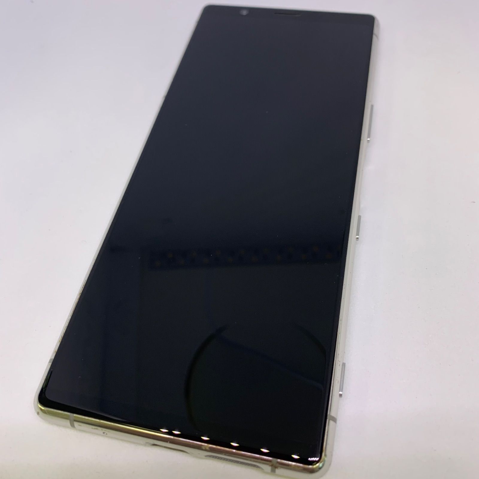 ☆【訳あり品】au Xperia 5 SOV41 ホワイト - メルカリ