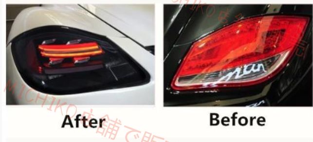 高品質 ポルシェ ケイマン987 後期 2009－2012年 テールライト テールランプ 流れるウインカー ドレスアップ 外装カスタム FFCRYSTALESIA_COM