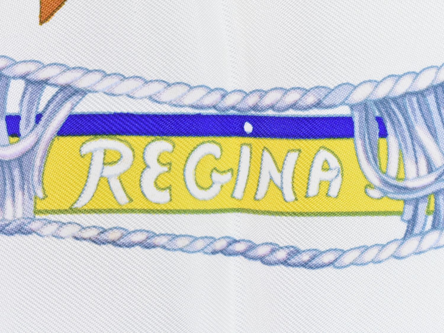 本物 エルメス HERMES スカーフカレ カレ90 REGINA 女王陛下 スカーフ