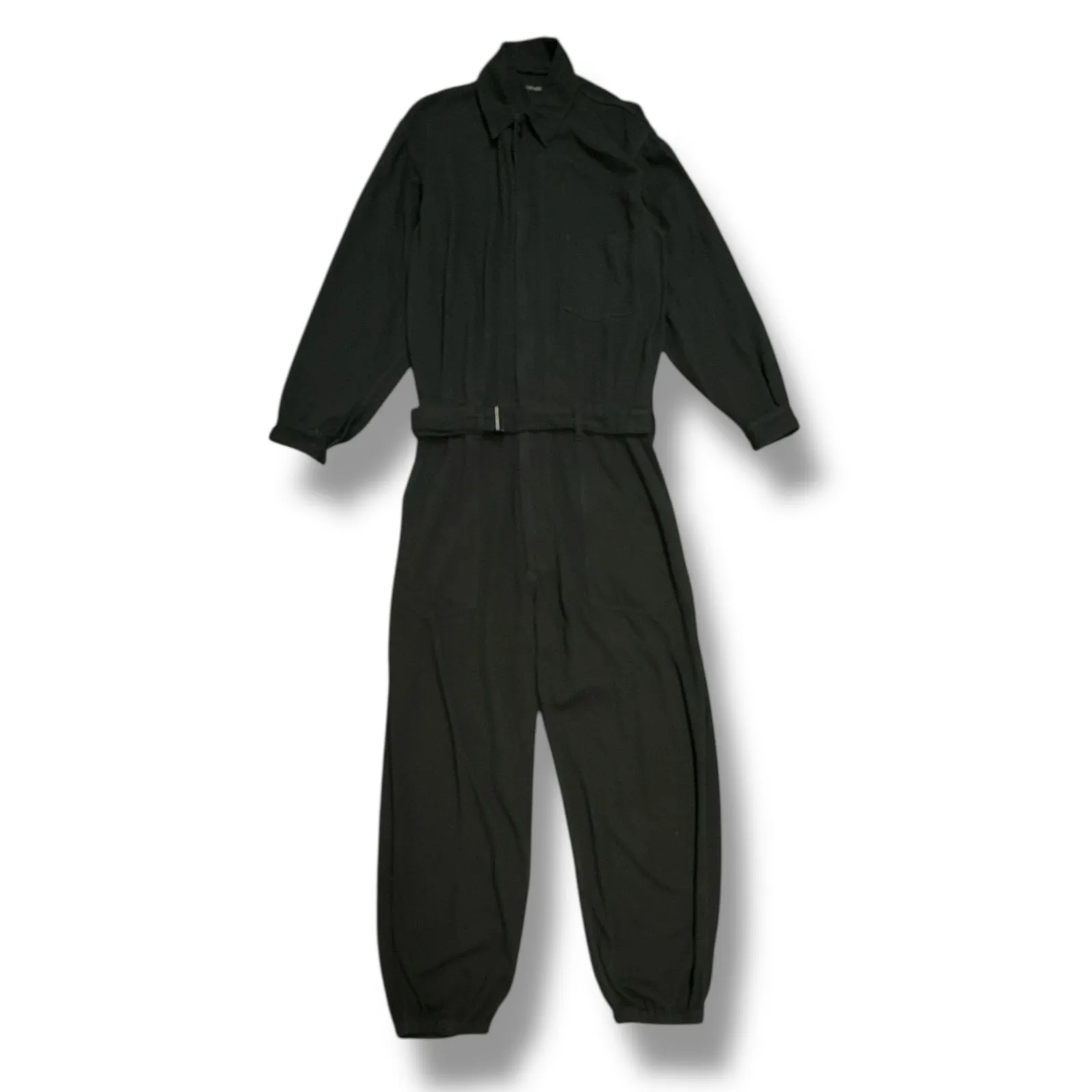 着用2回COMOLI ブラックデニム ジャンプスーツ オールインワン 着用2回COMOLI ブラックデニム ジャンプスーツ オールインワン