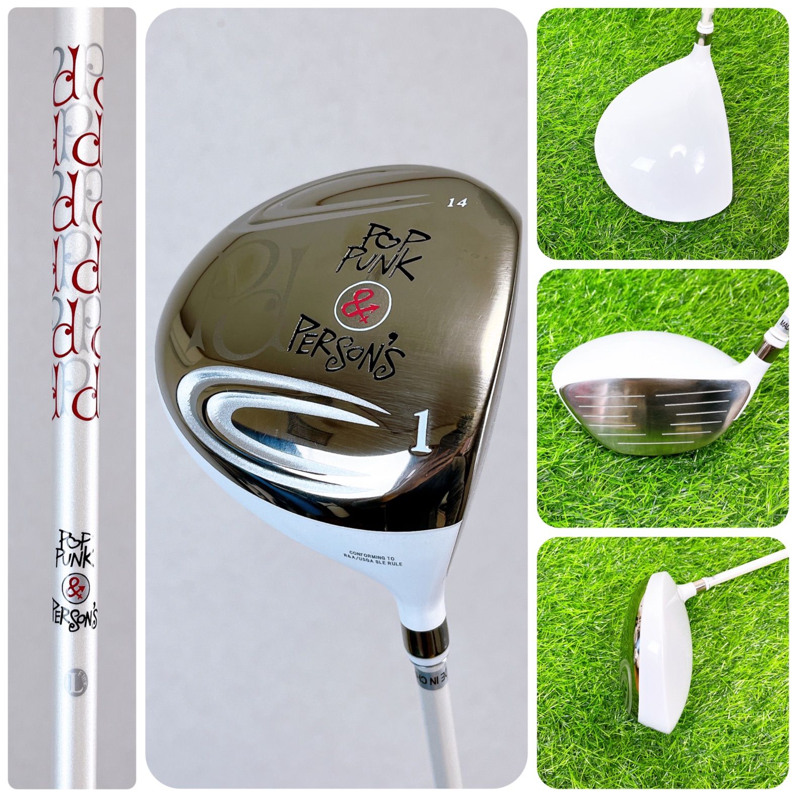 レディースポップパンクパーソンズハーフセットPOP PUNK ゴルフ