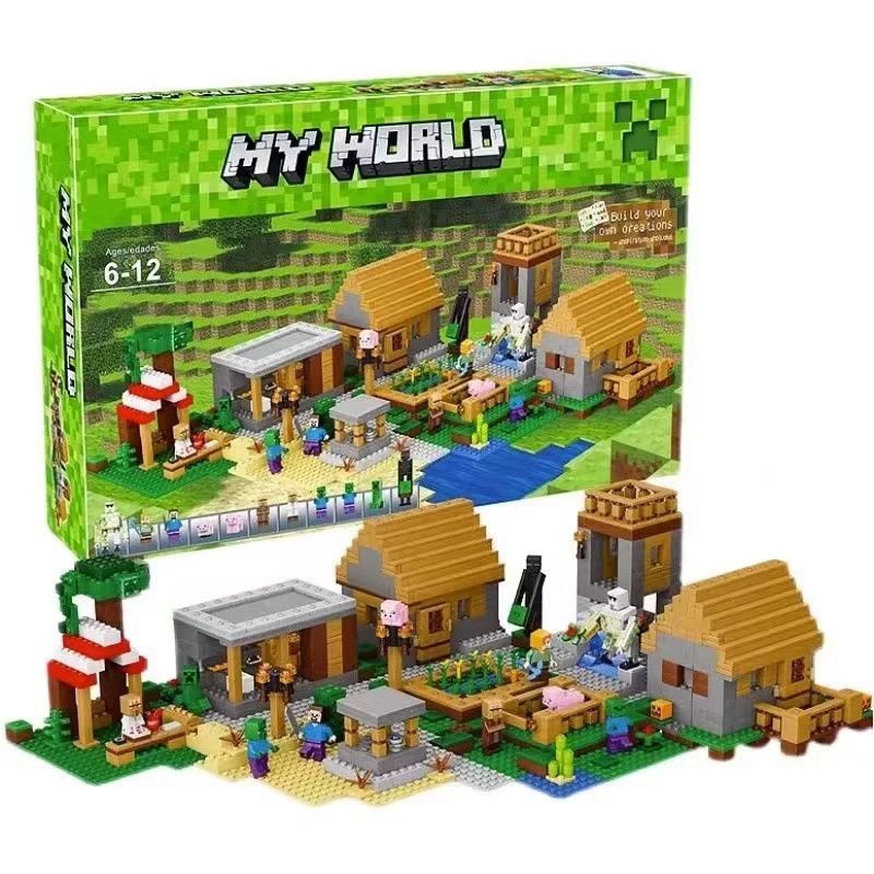 minecraft マインクラフト マイクラ マインクラフト レゴ マグネットキューブ ギフトボックスセットブロック ミニフィグ マイクラ風
