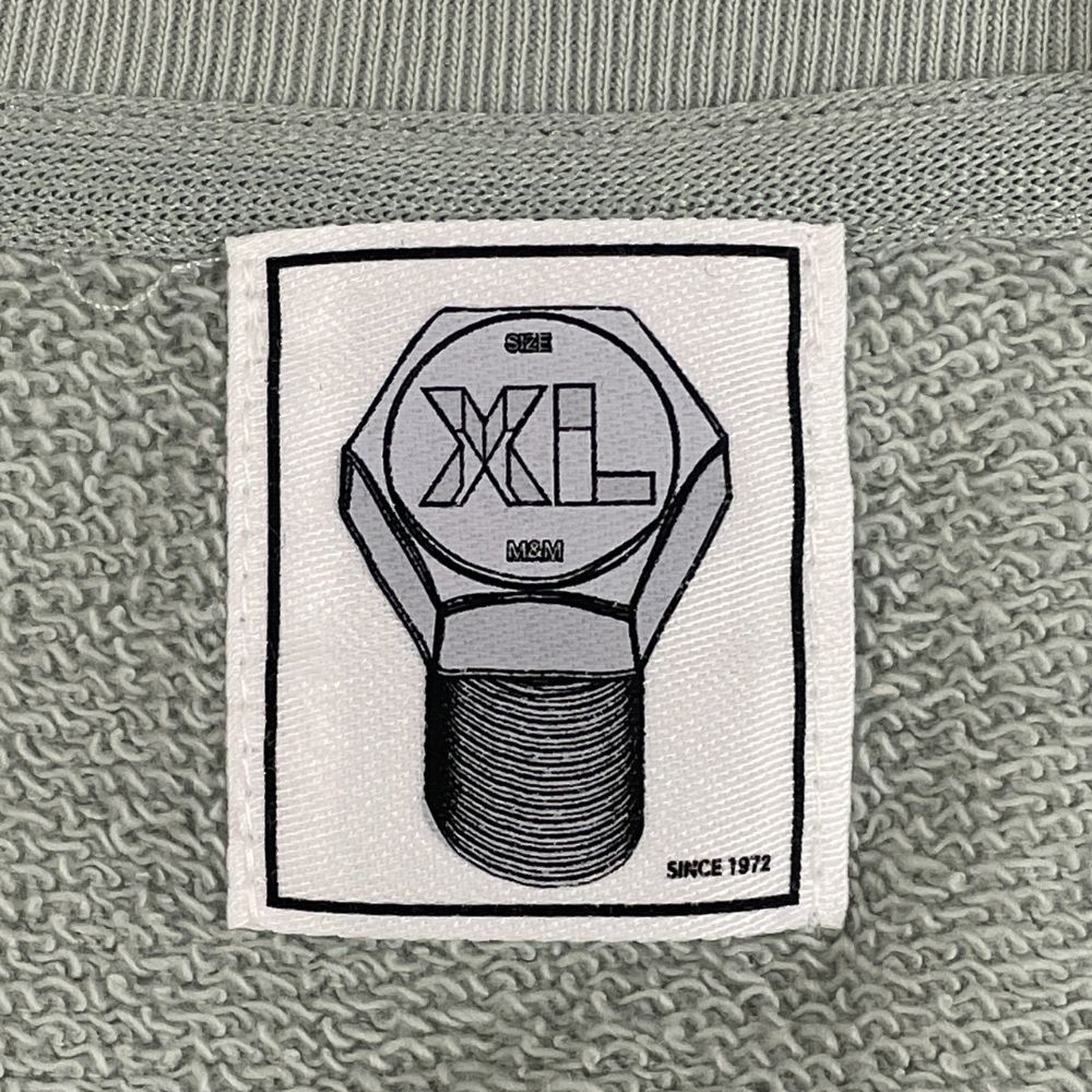 M&M CUSTOM PERFORMANCE ロゴ プリント 半袖 スウェット ミント系 サイズXL 正規品 / 34693 M&M CUSTOM PERFORMANCE ロゴ プリント 半袖 スウェット ミント系