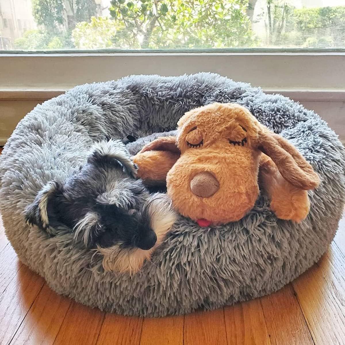 子犬のぬいぐるみ 鼓動が聞こえるおもちゃ