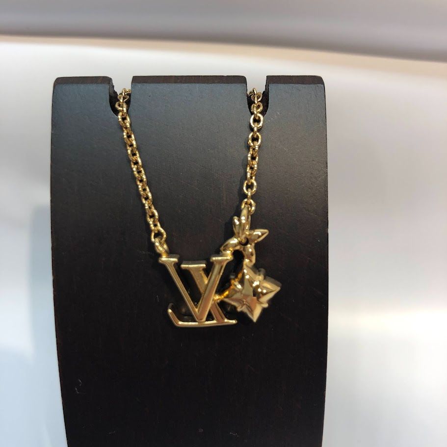 LOUIS VUITTON ルイヴィトン ヴィトン ネックレス コリエ ルルグラム M00783 ゴールド アクセサリー (80000410)