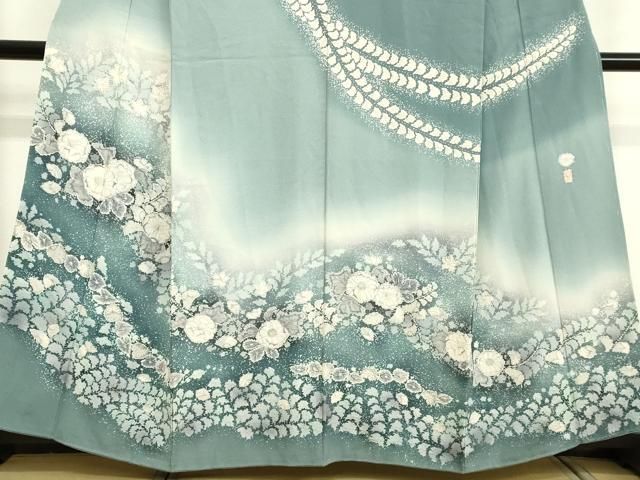 平和屋着物○越後十日町の一流染匠 桐屋・翠山工房 訪問着 絞り 辻が花