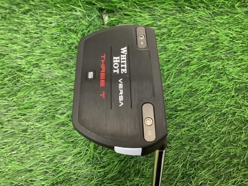 オデッセイ WHITE HOT VERSA THREE T 33インチ パター PT スチール フレックスその他 メンズ 男性用 右利き 右用 Bランク ゴルフクラブ