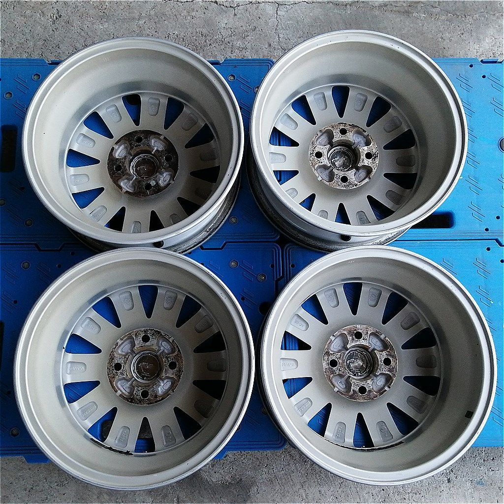 マーチ K13 アルミホイール4本セット オーテック タイヤ付 17年製 165/70R14 14X5.5J PCD100 送料【2L】 マーチ k13（ホイール｜タイヤ・ホイール）：車用品\u003c車用品