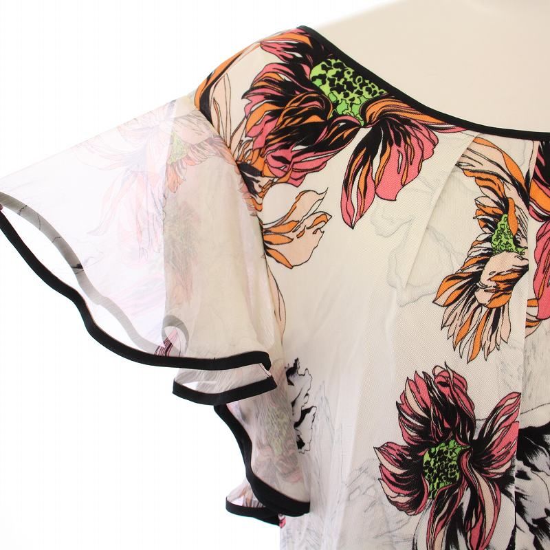 ブルマリン Blumarine ワンピース ひざ丈 半袖 クルーネック