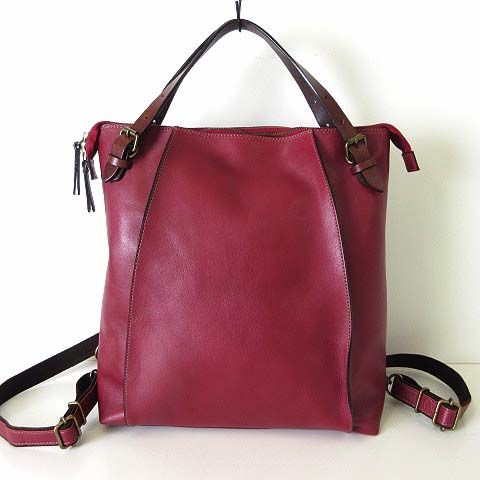 日本製 MONTOWAモントワ レザー 3WAY バッグ ブラック モントワ MONTOWA バッグ リュック トートバッグ ショルダー