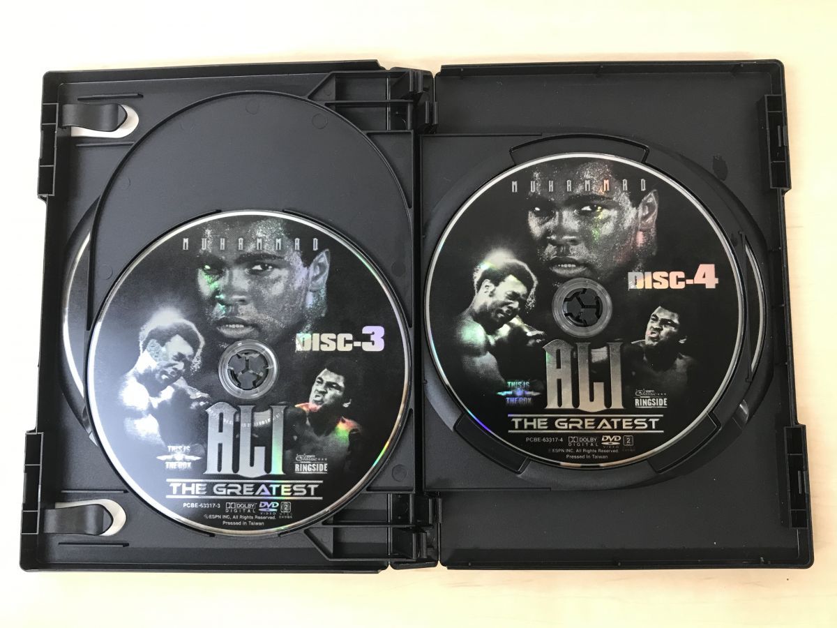 モハメド アリ ザ グレーテストDVD BOX DVD 揃 ディスク全巻に傷有 写真添付 DVD管理 DVDビデオ