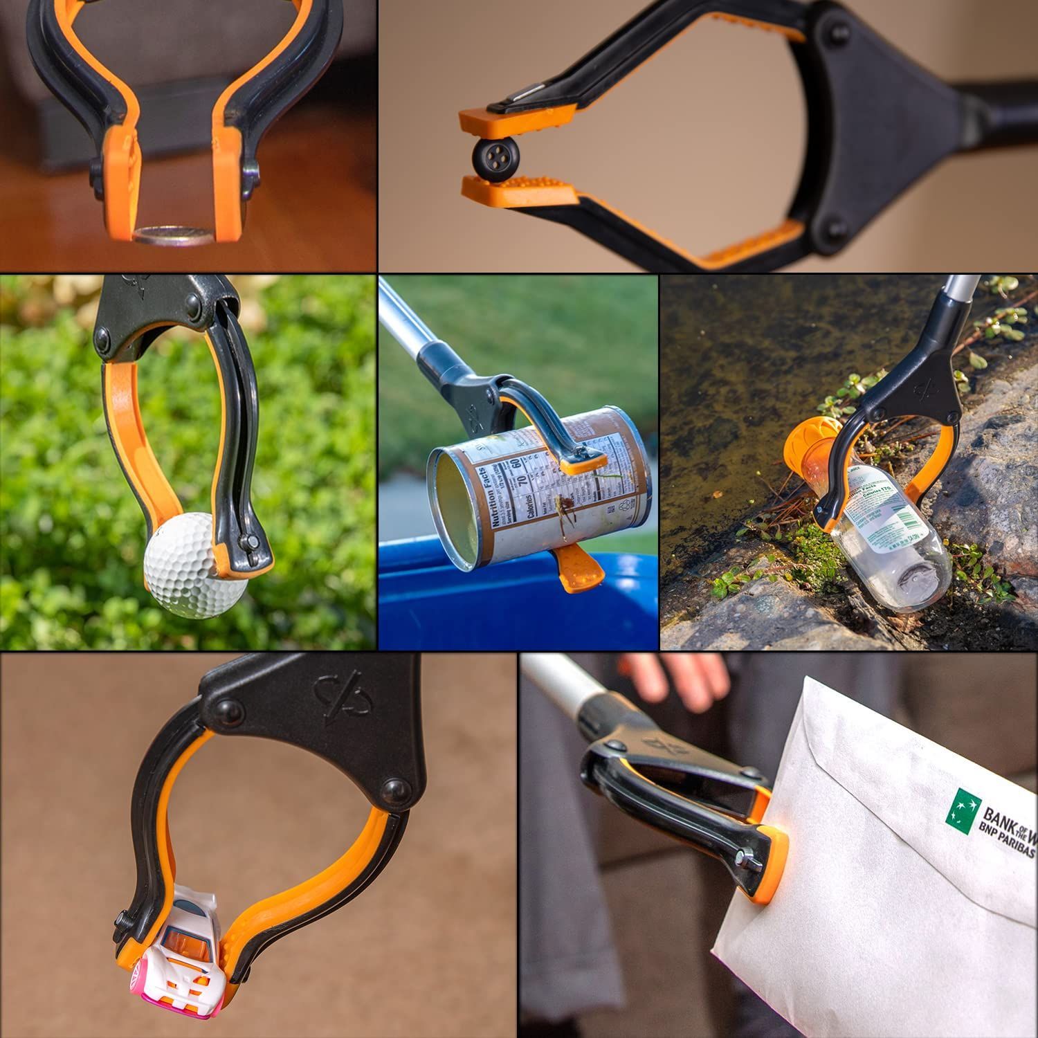 人気商品】EZPIK 90cm マジックハンド マグネット内蔵 ゴミ拾いトング