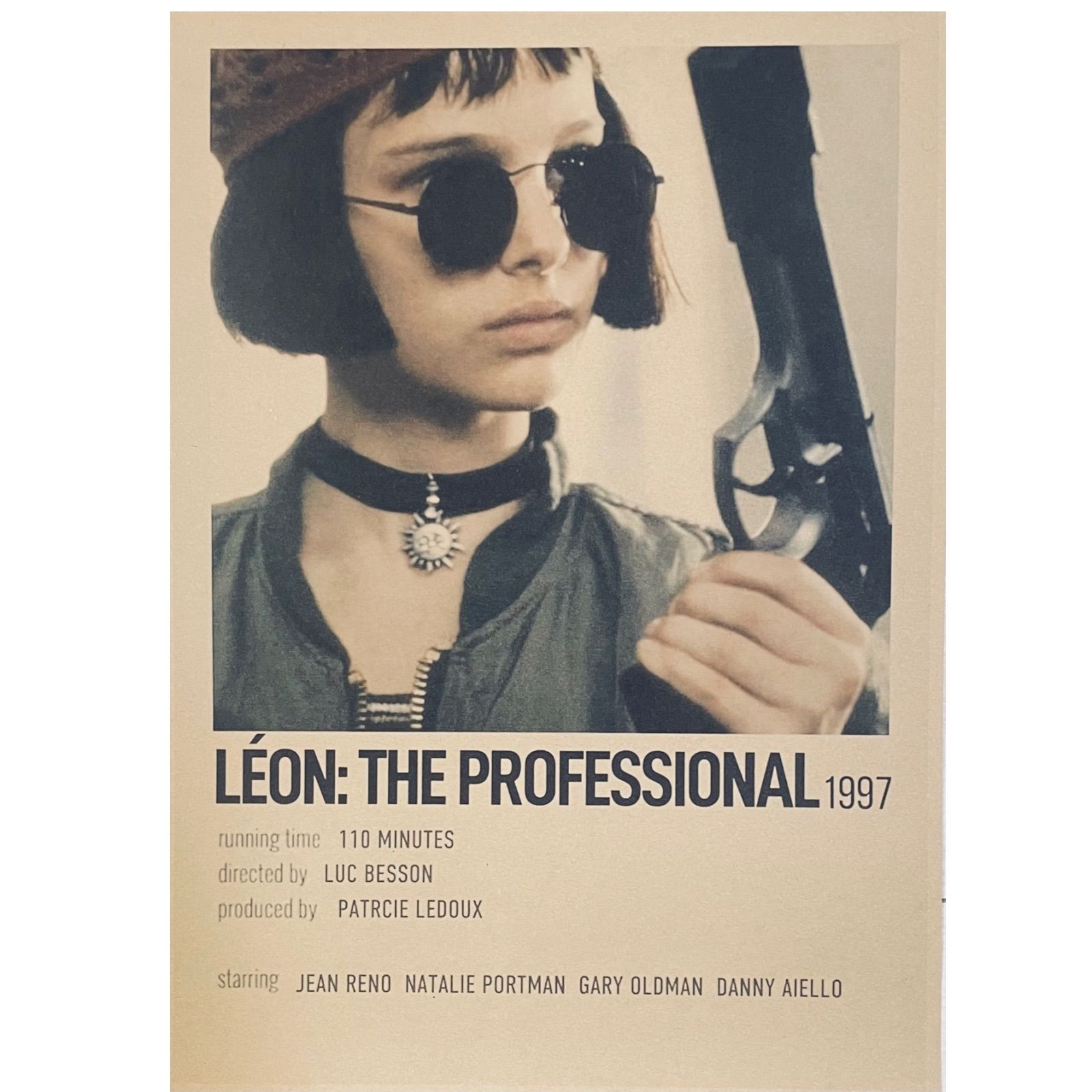 【当時物】映画　LEON　レオン　ジャン・レノ　ポスター　希少　レトロ　S1 当時物】映画 LEON レオン ジャン・レノ ポスター 希少 レトロ