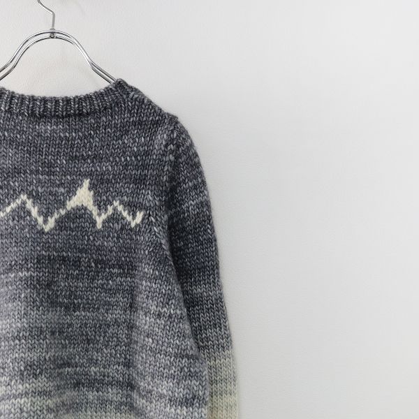 【定価6.6万】ミナペルホネン mina perhonen *join ニットプルオーバー*毛アルパカグレーセーター(25-2412-287)【51A52】 Bibian 比比昂- 【定価6.6万】ミナペルホネンmina perhonen
