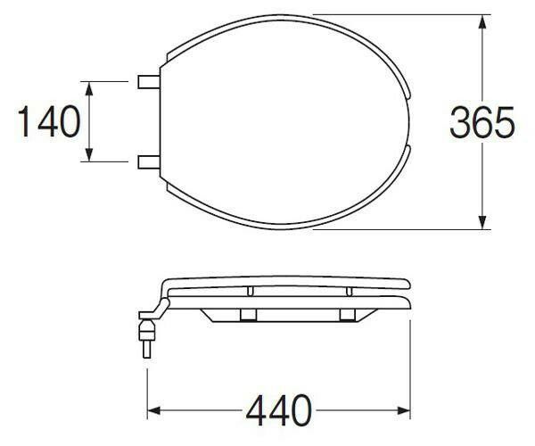 三栄水栓 SANEI 前割便座 PW902-S アイボリー I USTAUSTRALIA_COM_AU