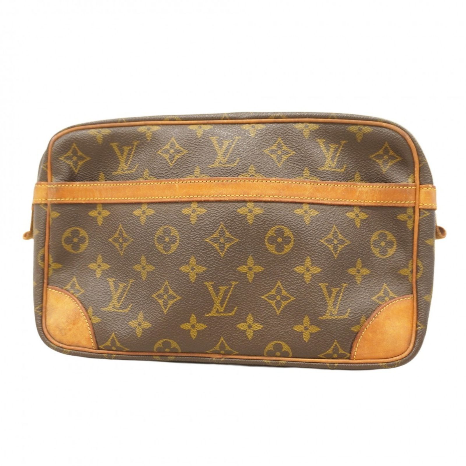 ルイ ヴィトン Louis Vuitton ルイ ヴィトン クラッチバッグ モノグラム コンピエーニュ28 M51845 ブラウンメンズ レディース P1463800