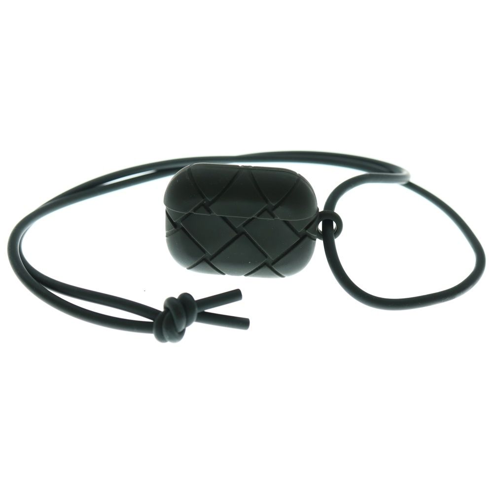 BOTTEGA VENETA ボッテガヴェネタ AIRPODSケース ラバー イントレチャート エアポッズケース ブラック